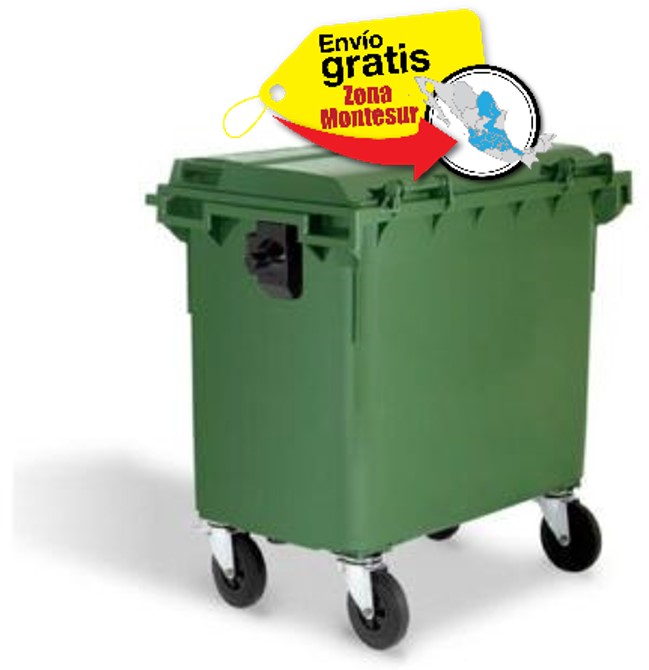 Contenedor de basura 660lts Sablon 8626VD